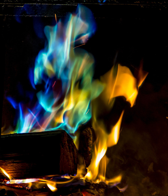 rainbow fire experiment