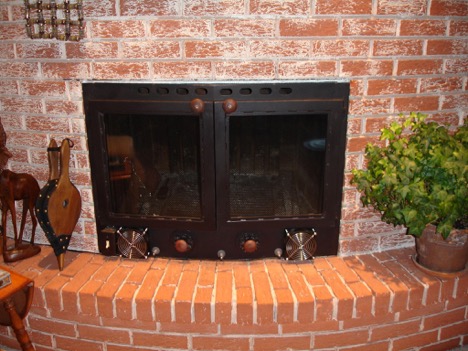 metal prefabricated fireplace